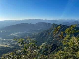 妙義山 登山道からの景色