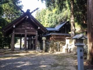 篠畑神社 　境内　(宇多佐佐波多宮比定地)