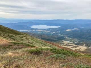 秋田駒ヶ岳登山道からの景色