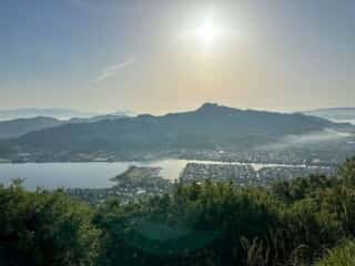 四国八十八ヶ所霊場 第84番札所 屋島寺 早朝・夕方