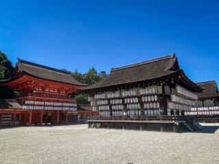 下鴨神社　舞殿・楼門