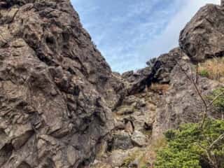 中岳登山道