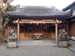 蛭子神社 拝殿 (市守宮比定地)