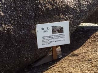 唐人石巨石群　亀石