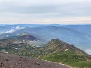 岩手山 山頂からの景色