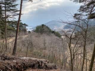石投山 黒森山 登山道
