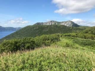 摩周岳登山道からの景色
