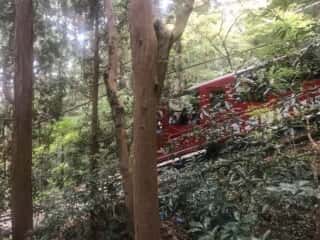筑波山登山道ケーブルカー