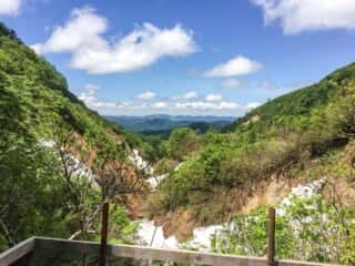 湯殿山からの景色