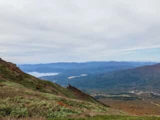 秋田駒ヶ岳登山道からの景色