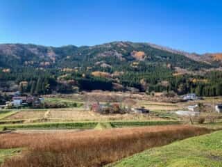 名勝続石　案内場からの景色