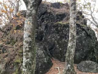 筑波山 立身石