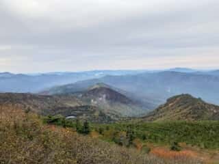 岩手山登山道からの景色