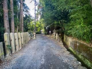 仁和寺　宇多天皇陵参道