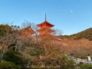 西門と三重塔