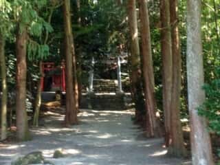甲可日雲宮神社 参道 (甲可日雲宮比定地)