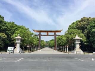 橿原神宮　表参道　一の鳥居