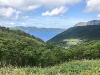 摩周岳登山道からの景色