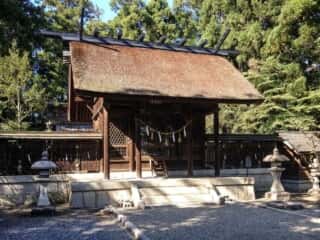 坂田宮 内宮と外宮がある幣殿