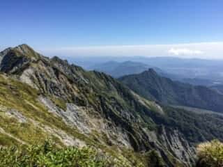 大山頂上からの景色