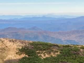秋田駒ヶ岳登山道からの景色