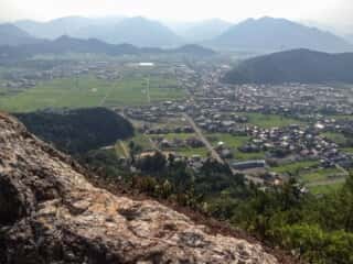 いそ部神社天狗岩からの景色