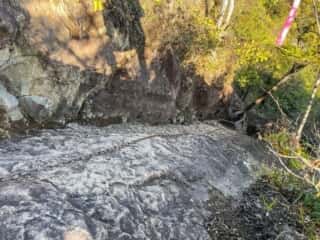 妙義山 登山道 鎖場