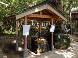 花の窟神社　手水舎