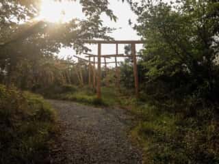 沼島 山ノ大神社参道