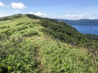 摩周岳登山道からの景色