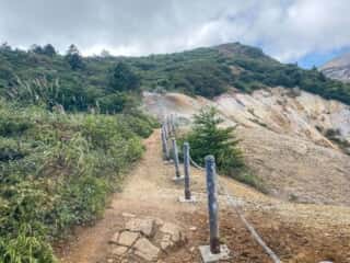 屏風岳・刈田岳 登山道