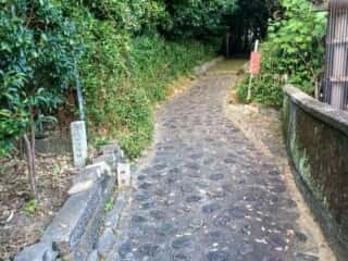 宇治山田神社に至る参道 (奈尾之根宮比定地)