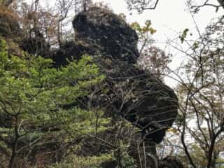筑波山 立身石