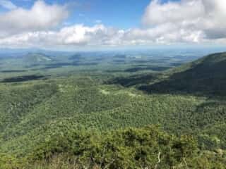 摩周岳登山道からの景色