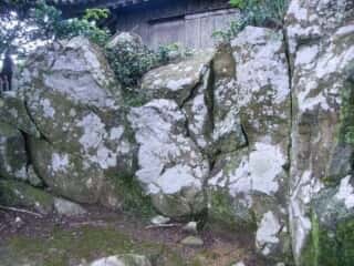 伊島　観音堂奥の院横の巨石