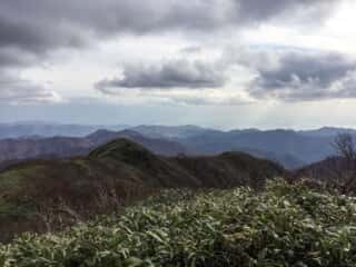 白神岳登山道からの景色