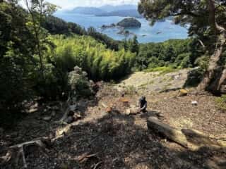 竹ケ島頂上整備工事