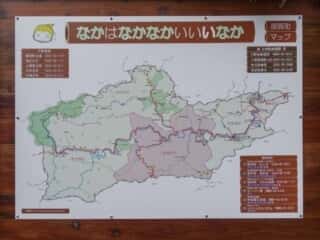 剣山スーパー林道　那賀町マップ