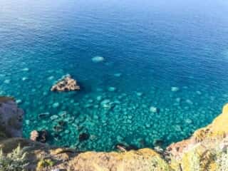 神威岬周辺の海