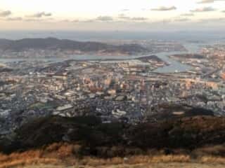 皿倉山 頂上からの景色