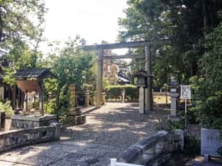 坂田宮 鳥居と境内