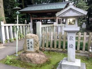 酒見神社拝殿 (中嶋宮比定地)