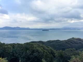 大島御嶽山展望台からのビュー