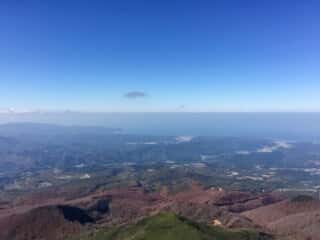岩木山登山道からの景色