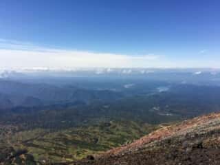旭岳登山道からの展望