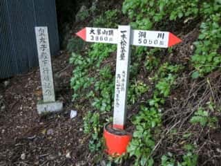 山上ヶ岳（大峯山）登山道