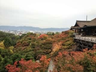 清水寺　舞台からの景色